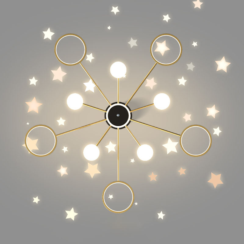 5/12 Köpfe Decke Anhänger Licht Einfachheit Kronleuchter Beleuchtung für Wohnzimmer