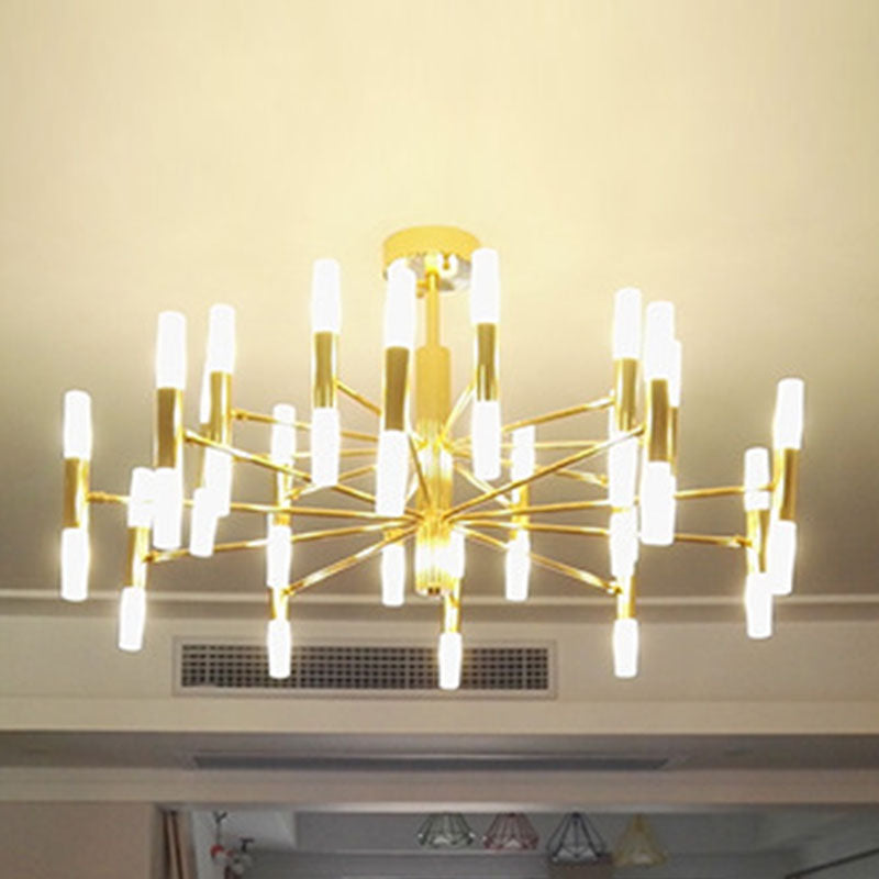 Modern Chandelier Lights LED 40 Lights Minimalism Living Room Hanging Pendant Lights