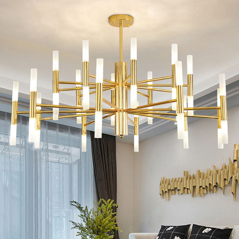 Modern Chandelier Lights LED 40 Lights Minimalism Living Room Hanging Pendant Lights