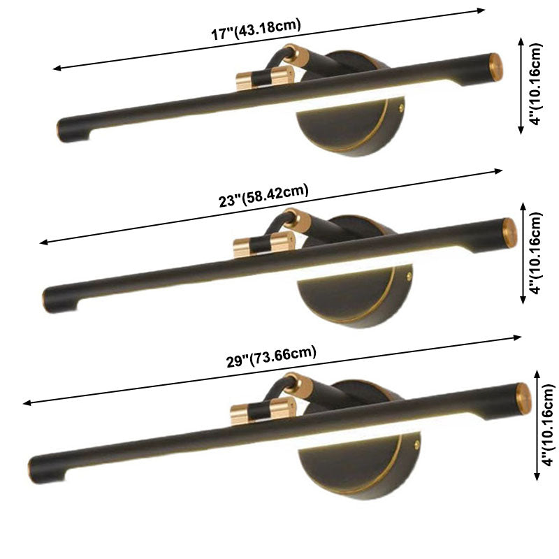 Nordic Modern Style LED Smart Mirror Lamp Flexible Mirror Light Fixture for Bathroom Washroom