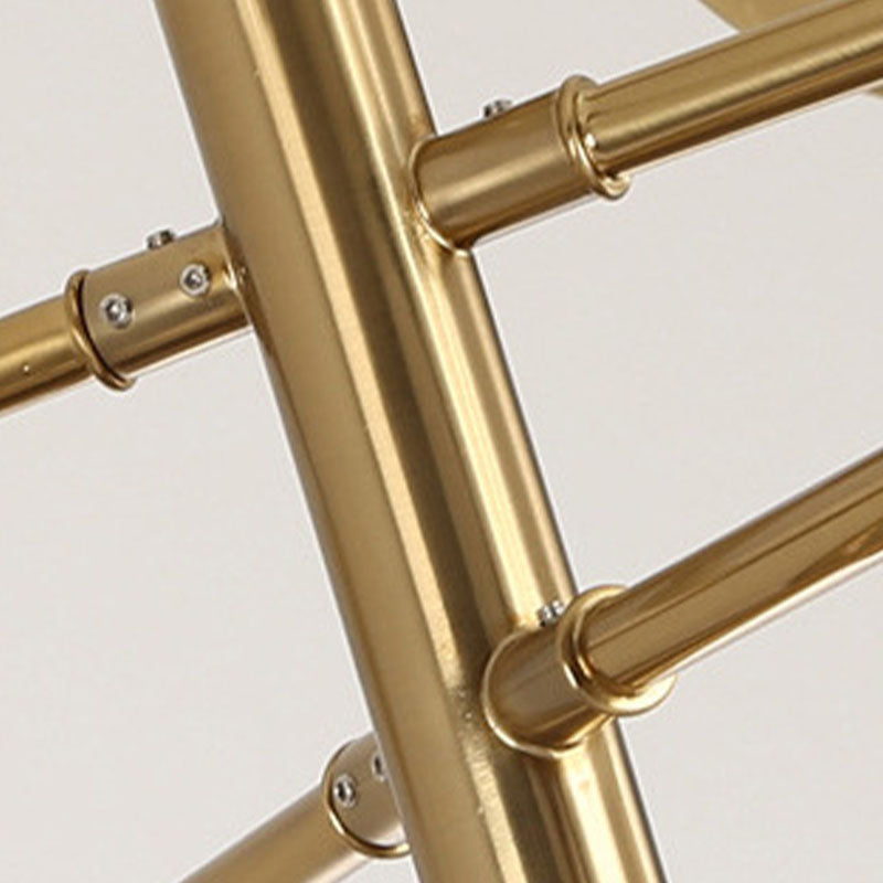 Eisendecke Anhänger Licht postmoderner Kronleuchterbeleuchtung in Gold