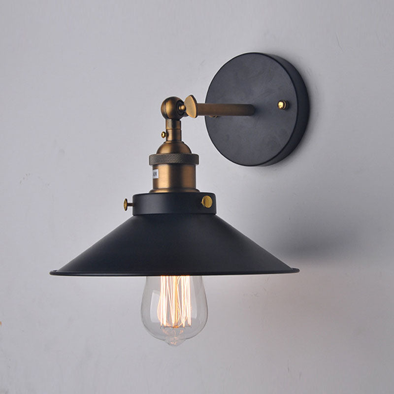 American Industry Style Wall Mount Lamp Fixture Adjustable Wall Sconce Light Fixture