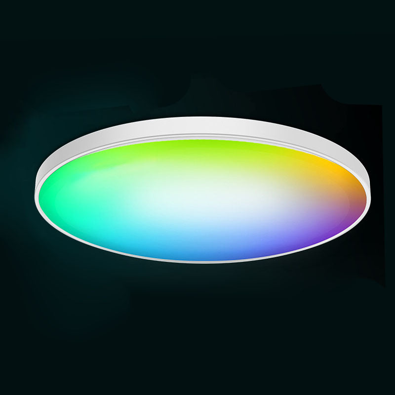 Circolo Camera Da Letto Flush Montaggio Soffitto Light Acrilico RGB Simple Flush Montaggio Illuminazione in bianco