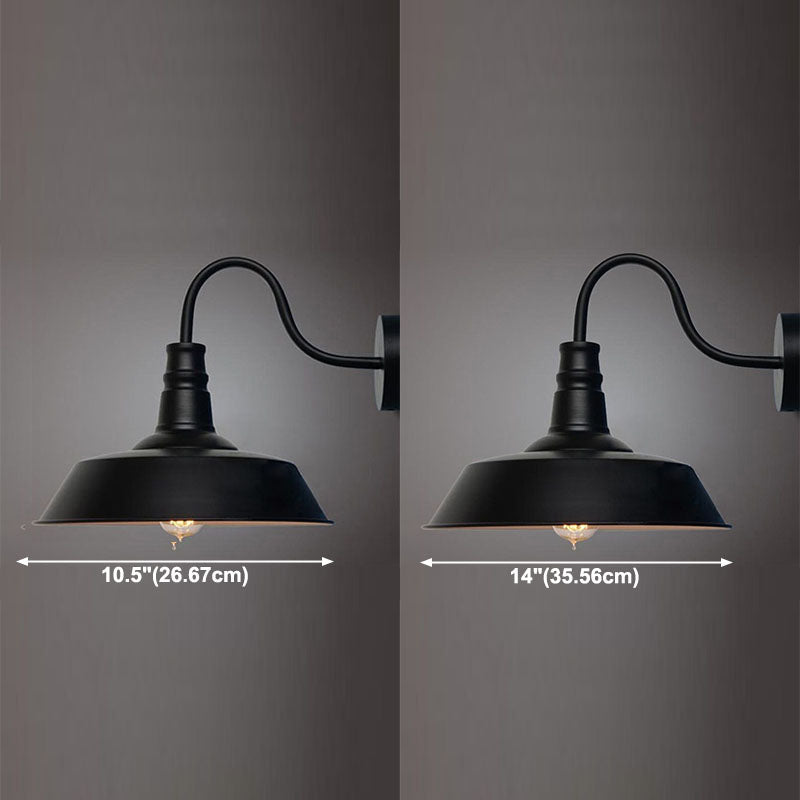 Accesorio de lámpara de montaje en la pared al aire libre de interior estilo American Industry Flexure