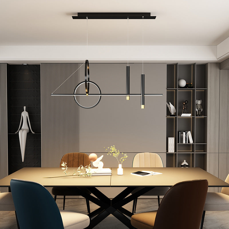 Linear Isola Lighting Acrilic Contemporary Simplicity Fishings a sospensione per il ristorante