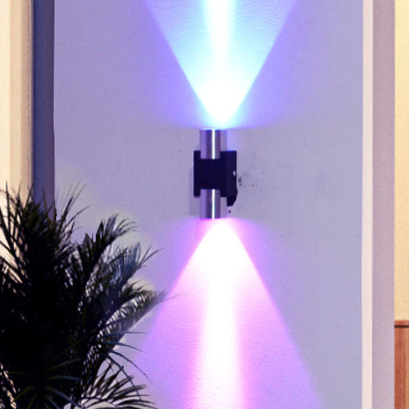 Geometric Wall Mount Light Fixture Modern RGB Wall Mounted Lamp with Aluminum Shade