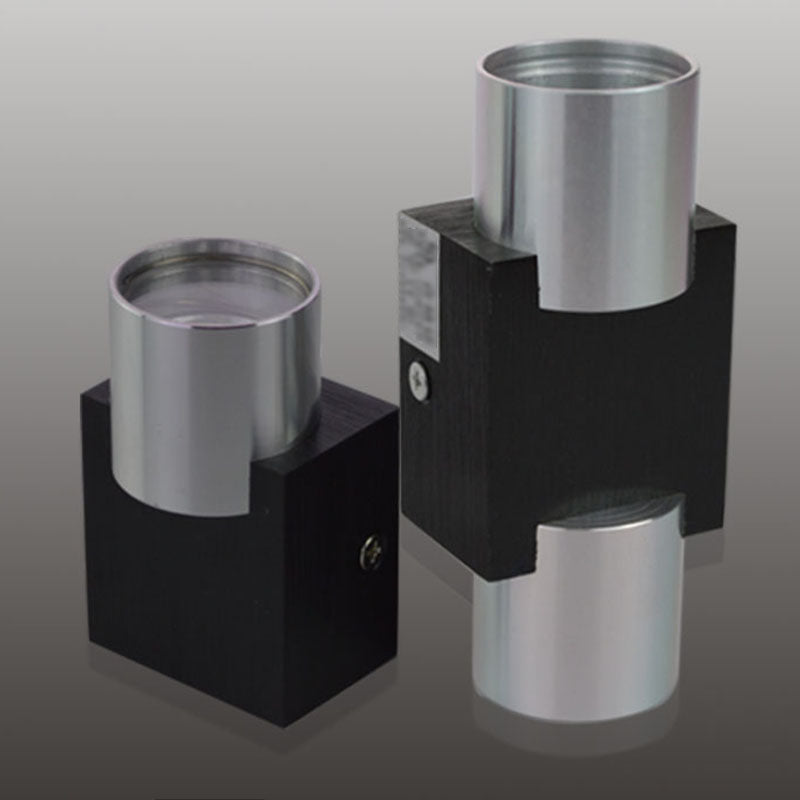 Geometric Wall Mount Light Fixture Modern RGB Wall Mounted Lamp with Aluminum Shade