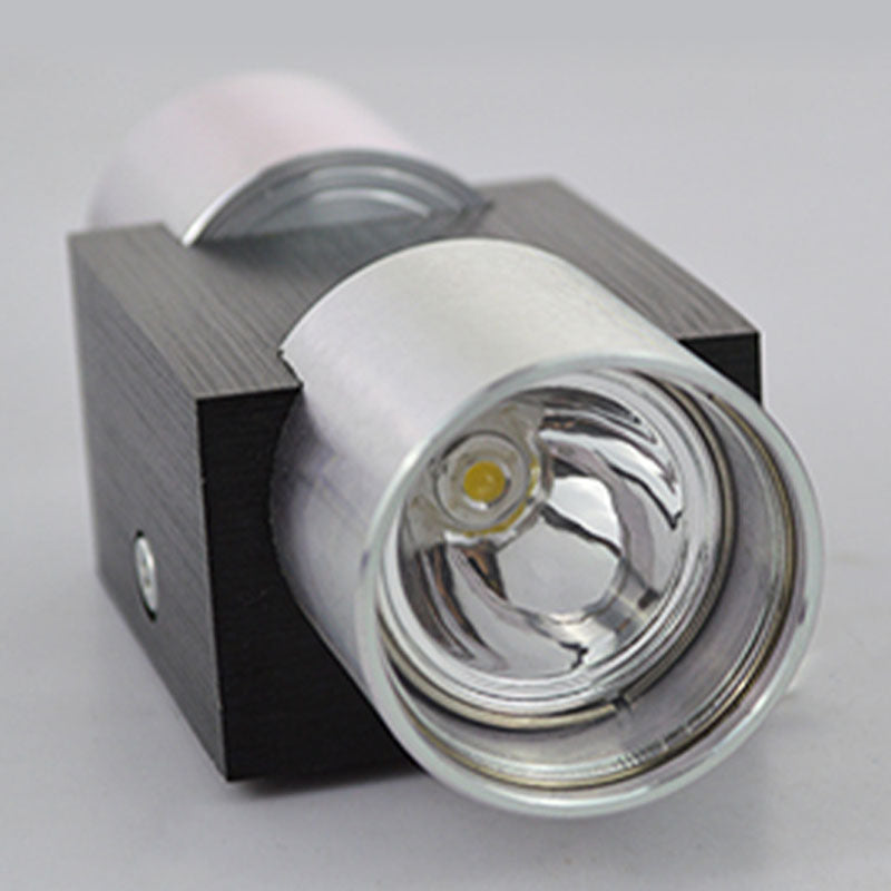 Geometric Wall Mount Light Fixture Modern RGB Wall Mounted Lamp with Aluminum Shade