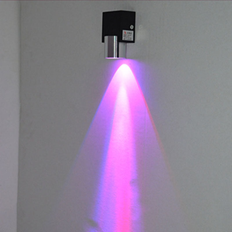 Geometric Wall Mount Light Fixture Modern RGB Wall Mounted Lamp with Aluminum Shade