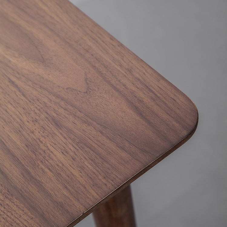 Table de rangement de table en bois de rectangle Hickory avec 4 jambes pour restaurant