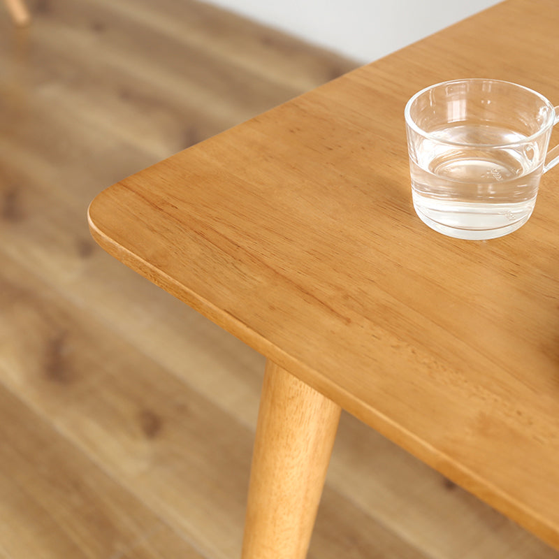 Rectangle Wooden Dining Table Modern Balata Wood Table with 4 Legs for Restaurant