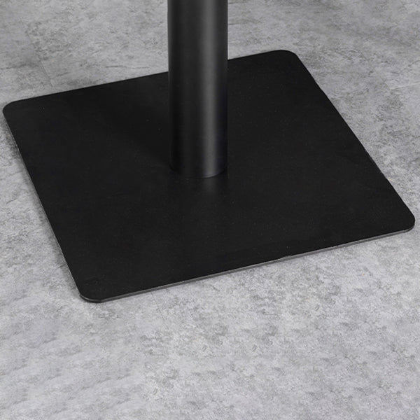 Industrial Dining Room Table Sintered Stone Table with Black Base for Home Kitchen Dinner