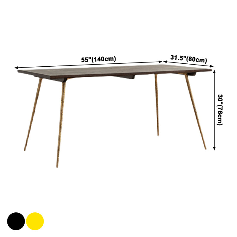 Muebles para el hogar de 4 pies de rectángulo de 4 pies Mesa de comedor de madera maciza para el hogar