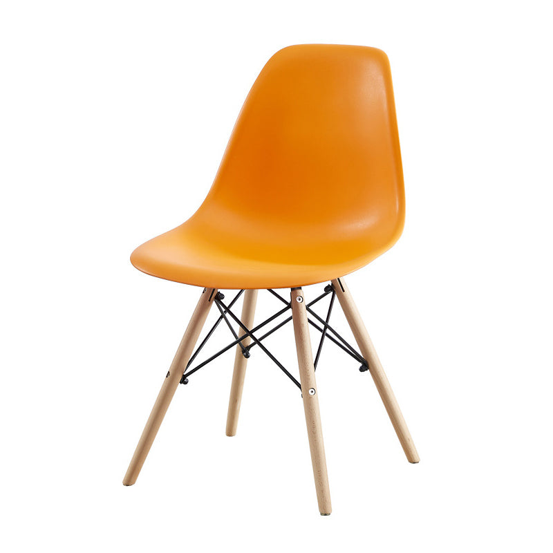 Hedendaagse stijl Beech Wood stoel Solid Back Side Kitchen Dining Stoelen