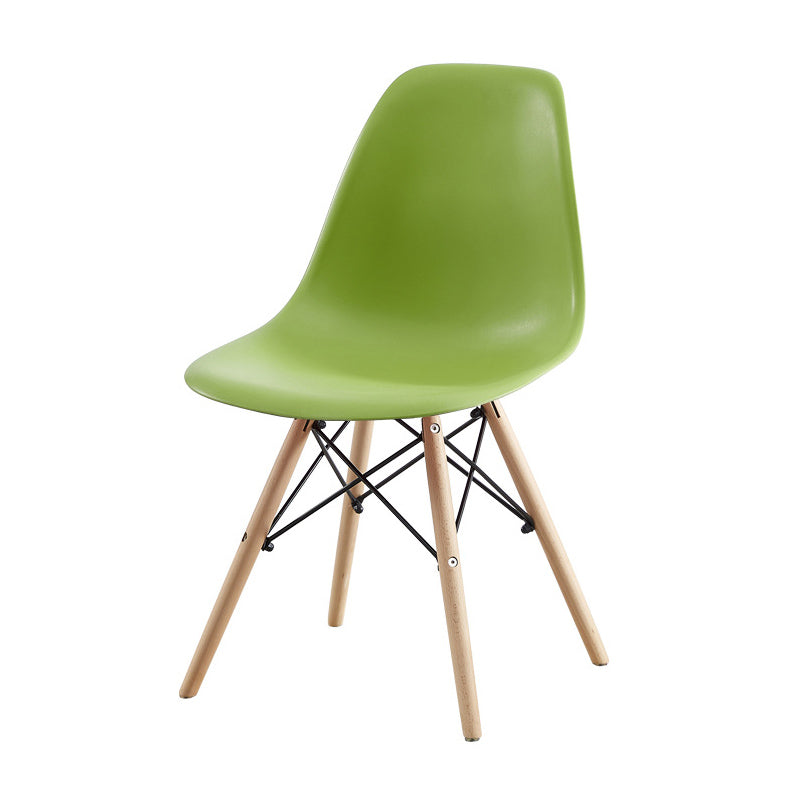 Hedendaagse stijl Beech Wood stoel Solid Back Side Kitchen Dining Stoelen