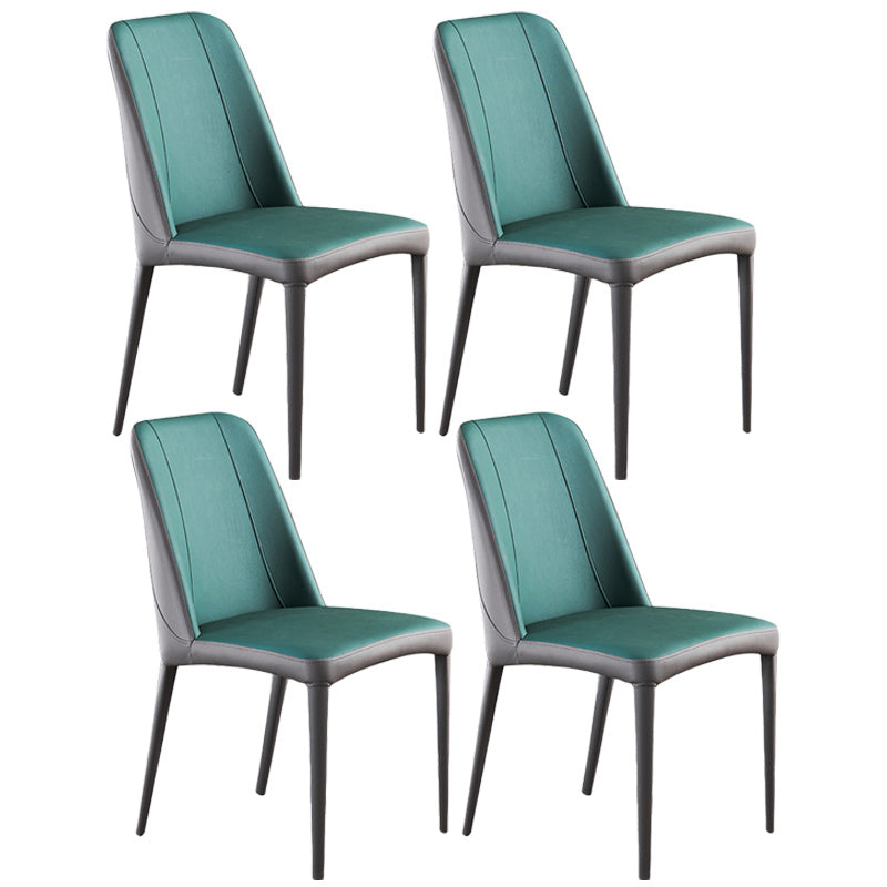 Chaises de salle à manger en métal contemporain Parsons Chaise sans arme pour usage à domicile