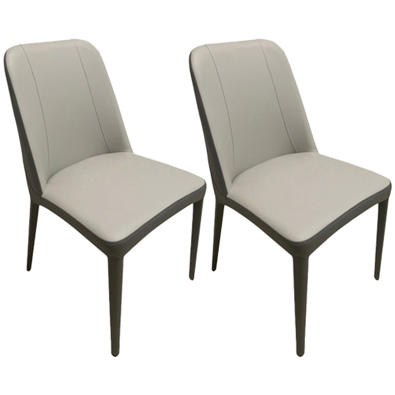 Chaises de salle à manger en métal contemporain Parsons Chaise sans arme pour usage à domicile