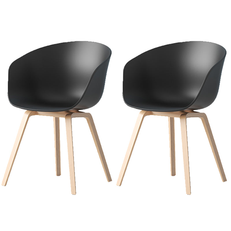 Sedie da pranzo in stile contemporaneo sedie da cucina con gambe in legno