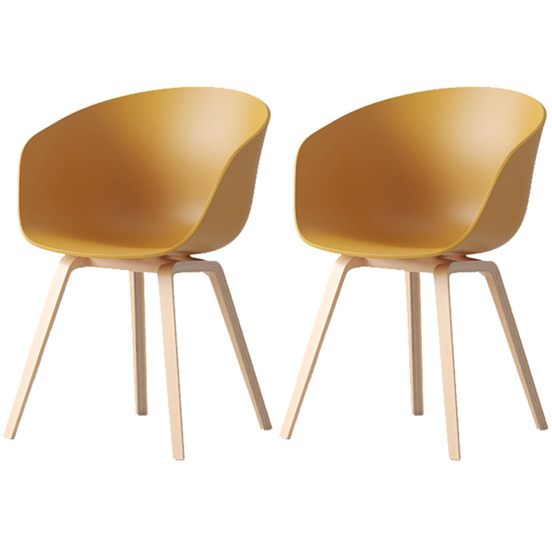 Sedie da pranzo in stile contemporaneo sedie da cucina con gambe in legno