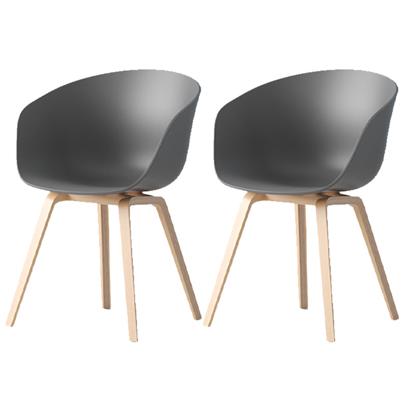 Sedie da pranzo in stile contemporaneo sedie da cucina con gambe in legno