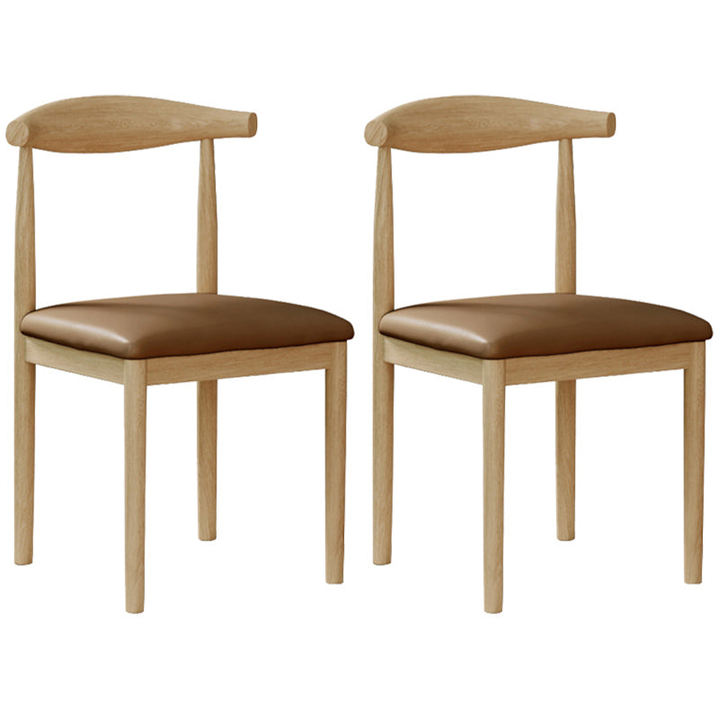 Contemporary Style Metal Chair Set Open Back Side Kitchen Dining Rooms Chair