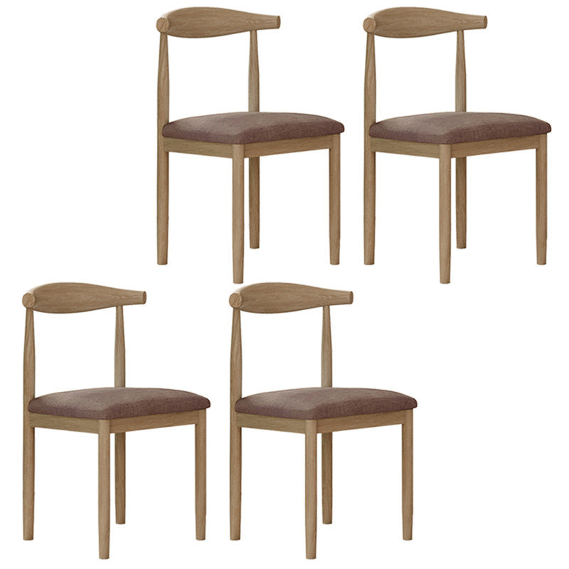 Contemporary Style Metal Chair Set Open Back Side Kitchen Dining Rooms Chair