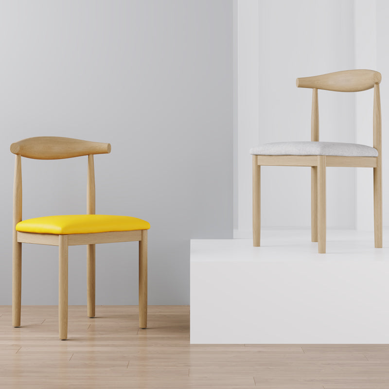 Contemporary Style Metal Chair Set Open Back Side Kitchen Dining Rooms Chair