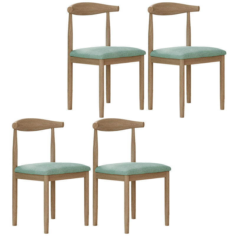 Contemporary Style Metal Chair Set Open Back Side Kitchen Dining Rooms Chair