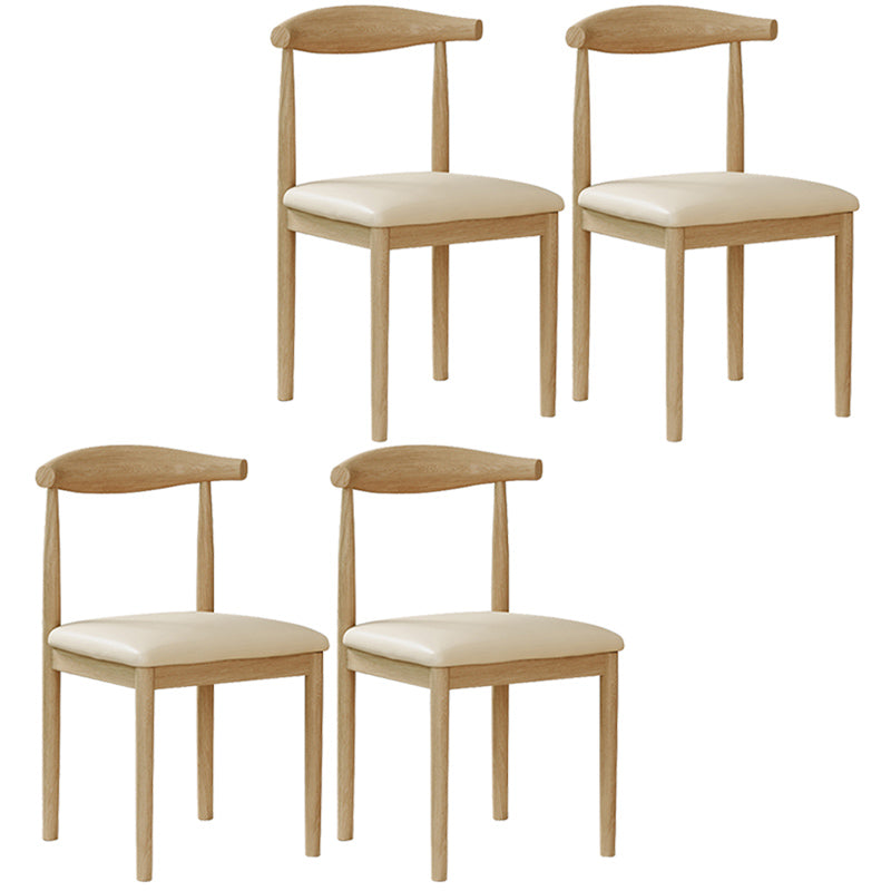 Contemporary Style Metal Chair Set Open Back Side Kitchen Dining Rooms Chair