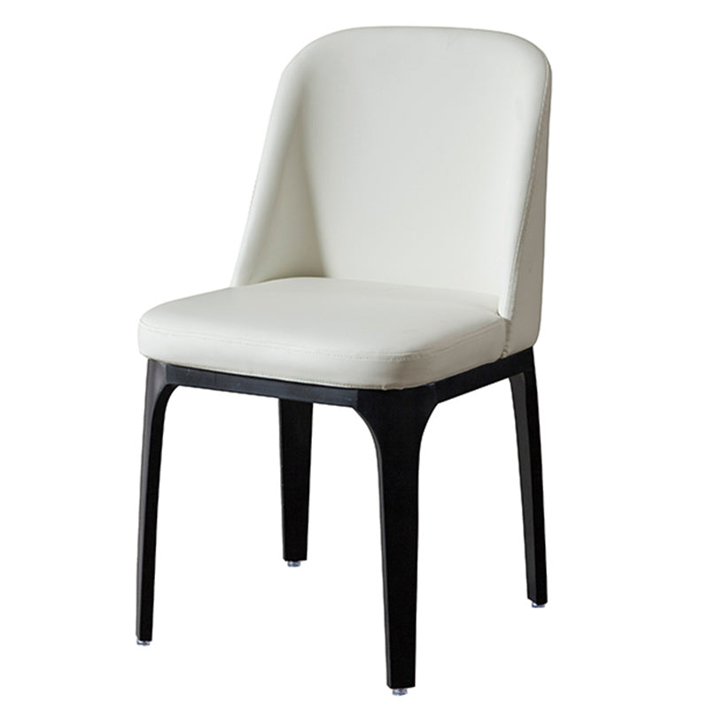 Chaise latérale tapissée par restaurant industriel finition mate Parsons dinant la chaise