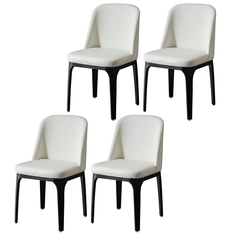 Chaise latérale tapissée par restaurant industriel finition mate Parsons dinant la chaise