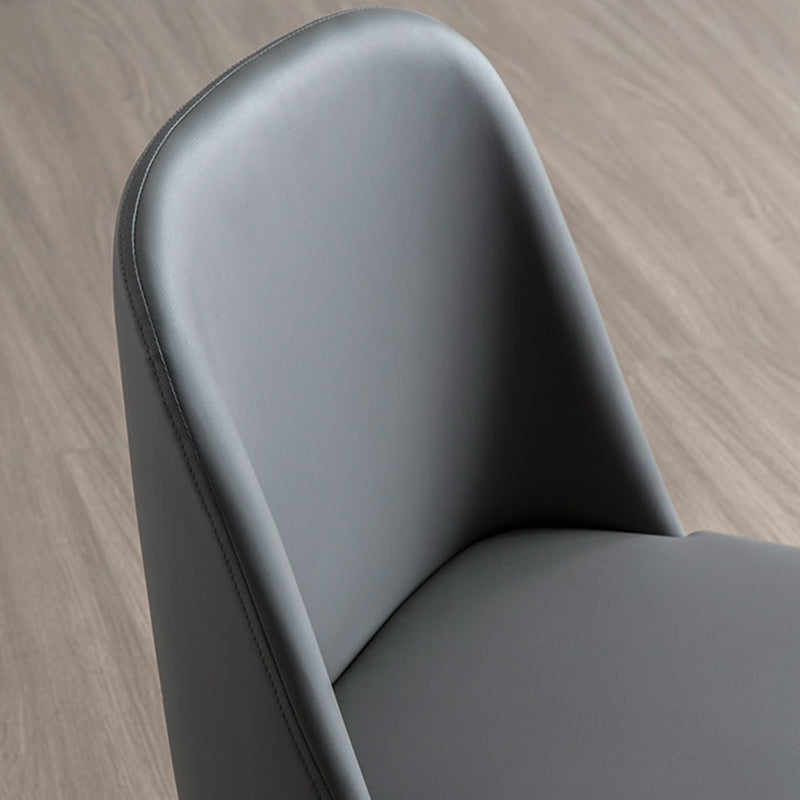Chaise latérale tapissée par restaurant industriel finition mate Parsons dinant la chaise