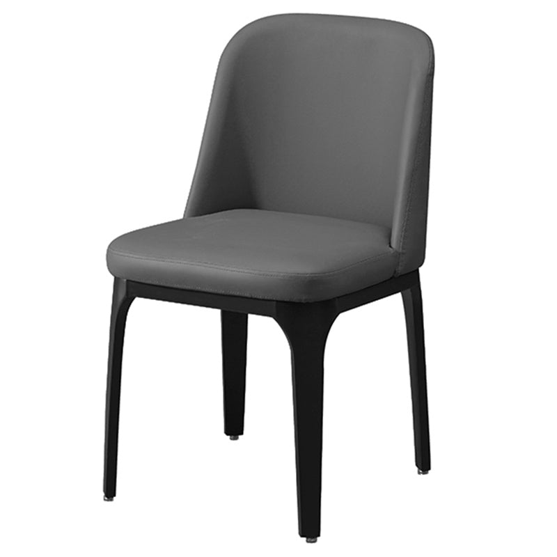 Chaise latérale tapissée par restaurant industriel finition mate Parsons dinant la chaise