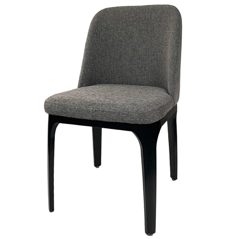 Chaise latérale tapissée par restaurant industriel finition mate Parsons dinant la chaise