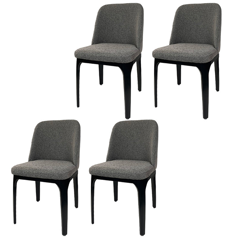 Chaise latérale tapissée par restaurant industriel finition mate Parsons dinant la chaise