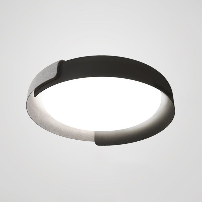 Plafonnier géométrique encastré, plafonnier moderne pour chambre à coucher