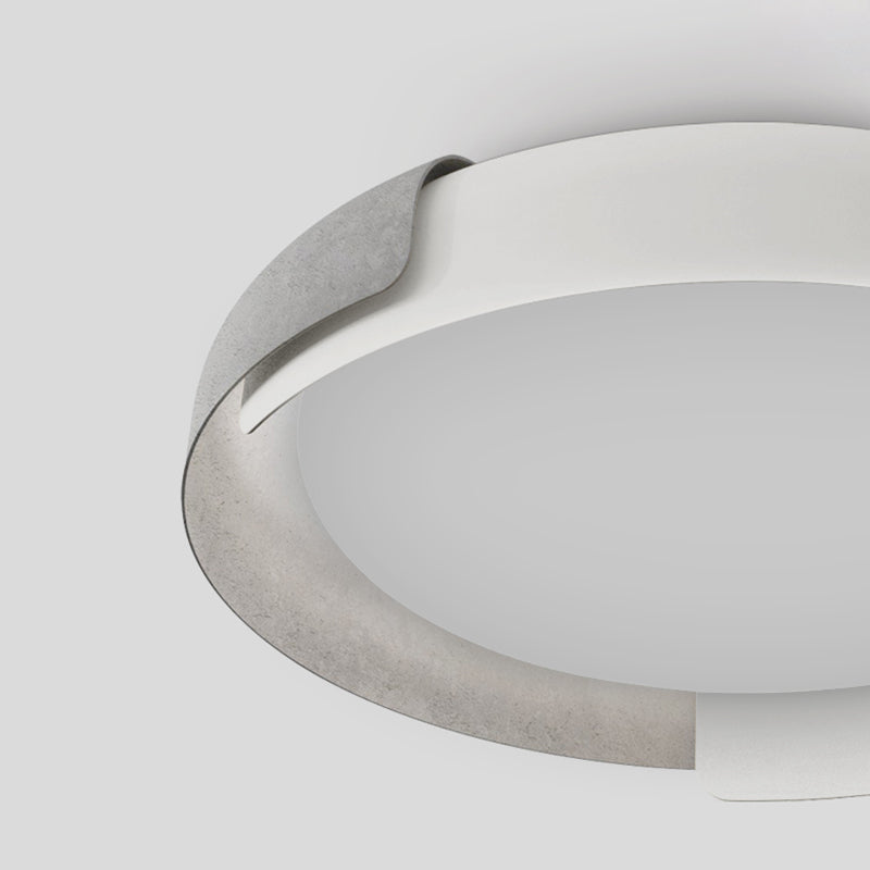 Plafonnier géométrique encastré, plafonnier moderne pour chambre à coucher