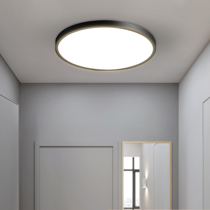Lámpara de techo redonda empotrada Lámpara de techo empotrada contemporánea