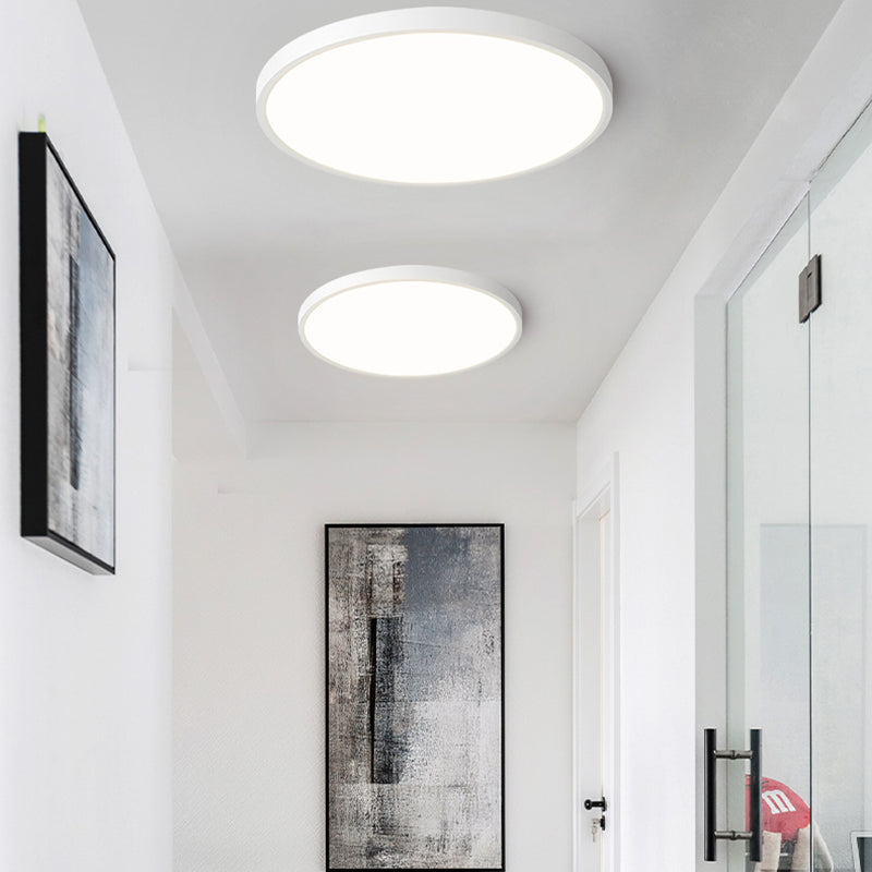 Lámpara de techo redonda empotrada Lámpara de techo empotrada contemporánea