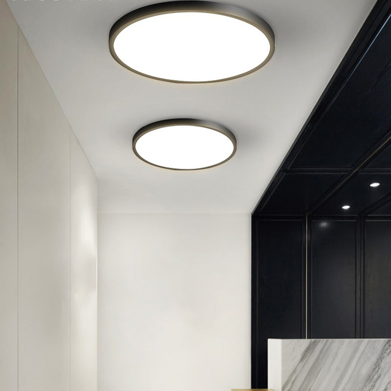 Lámpara de techo redonda empotrada Lámpara de techo empotrada contemporánea