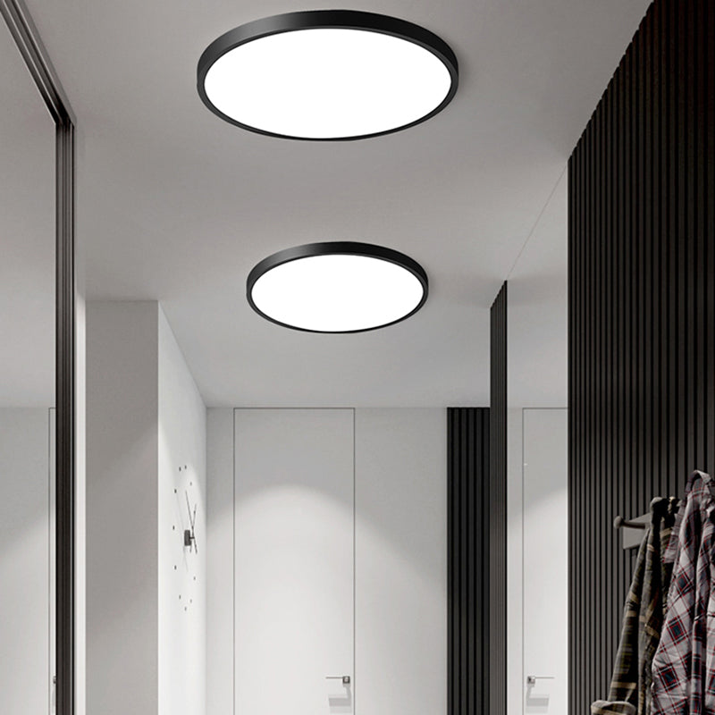 Lámpara de techo redonda empotrada Lámpara de techo empotrada contemporánea