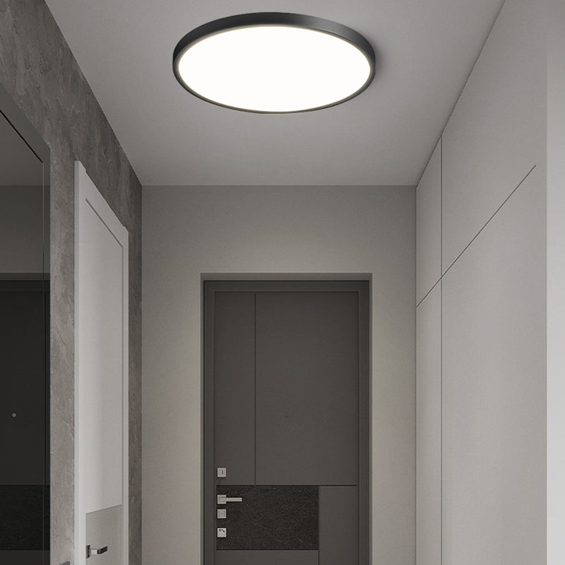 Lámpara de techo redonda empotrada Lámpara de techo empotrada contemporánea