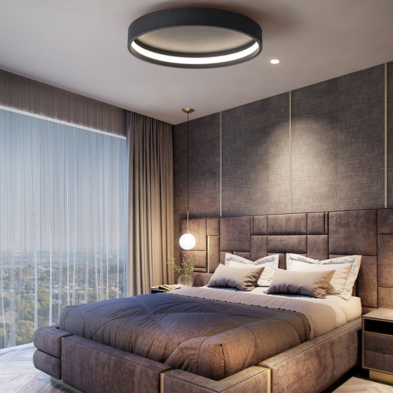 Modern Round Flush Mount Ceiling Light Flush Mount Lighting Metal Flush Lighting for Bedroom