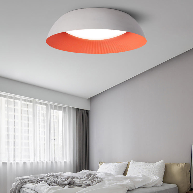 Lámpara empotrada geométrica, accesorio de montaje empotrado, iluminación empotrada moderna con pantalla de metal