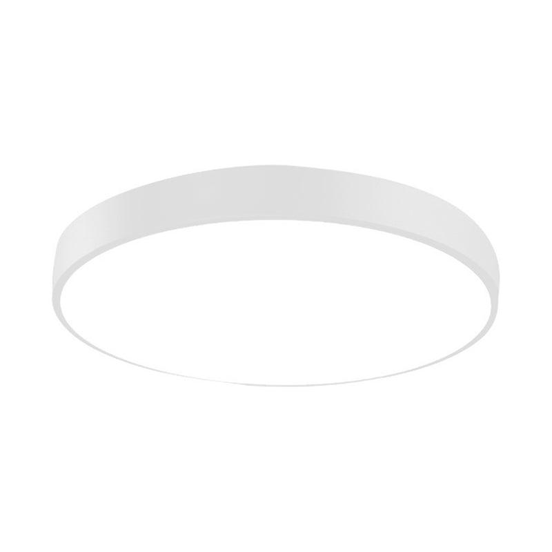 1-Light Round Shade Flush Mount Modern Simple Style Flush Mount Ceiling Light Fixtures