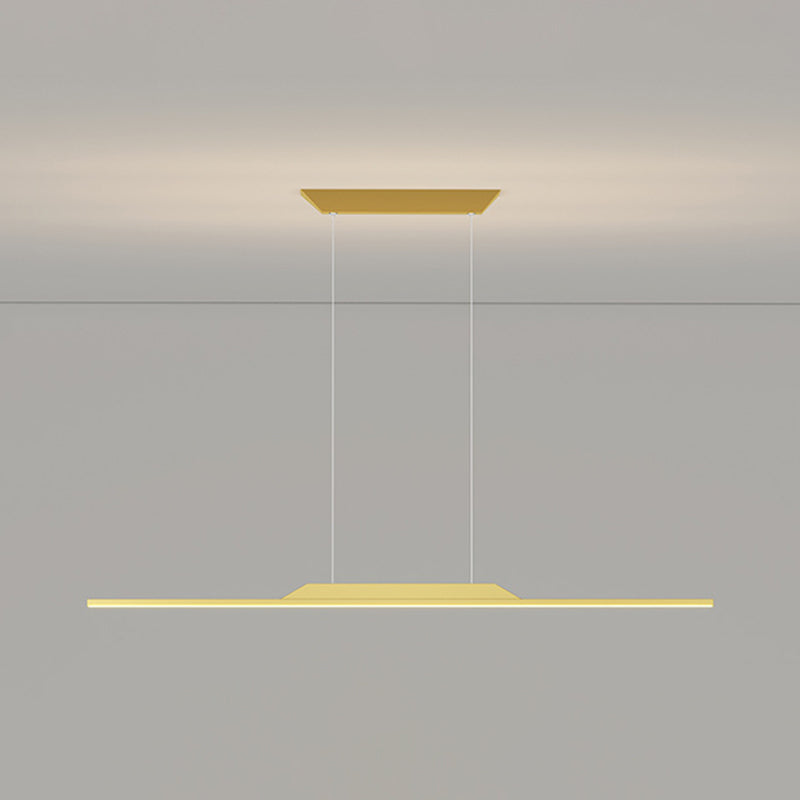 Linear Island Lighting Modern Kitchen Island Lighting Metal 1 Light Island Chandelier