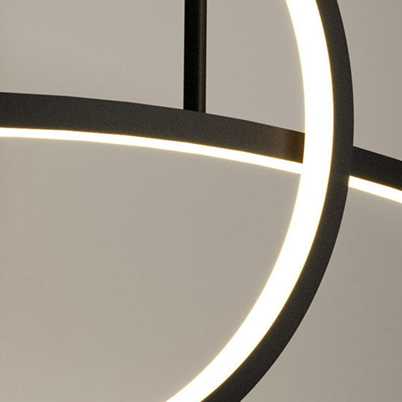 Geometric Island Chandelier Modern Island Lighting Metal 2 Light Island Light Fixtures