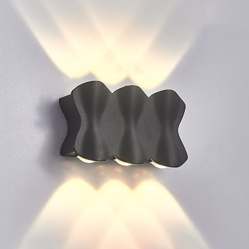 Moderne muur gemonteerd licht aluminium buitenwaterbestendige wandlampen voor tuin