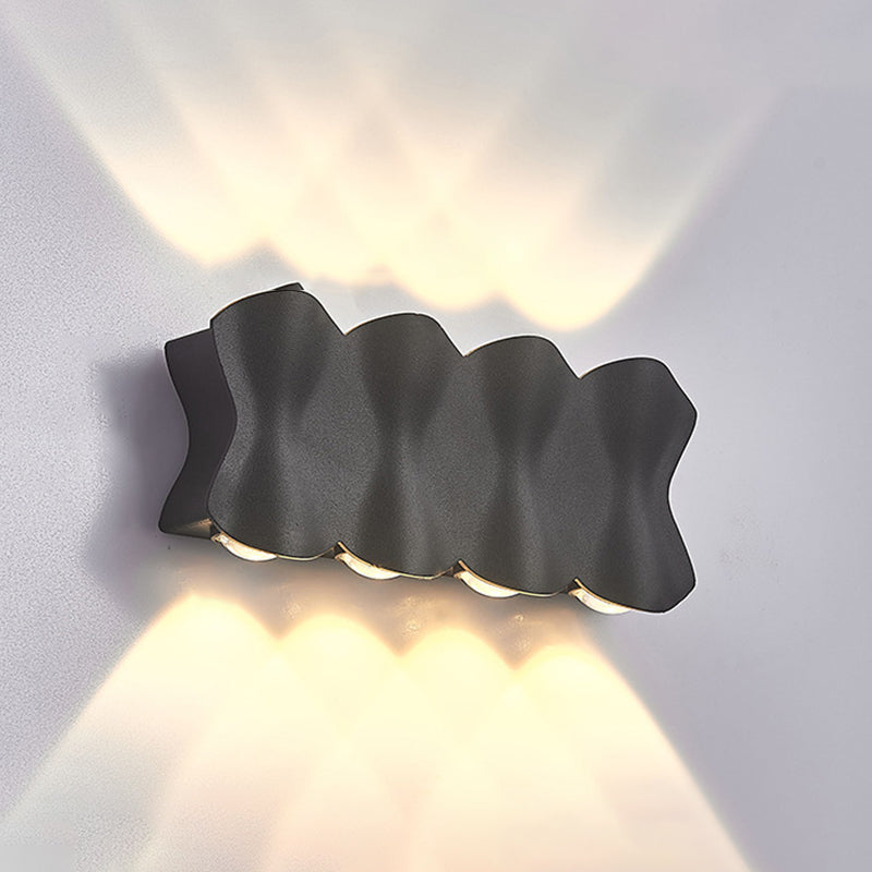 Moderne muur gemonteerd licht aluminium buitenwaterbestendige wandlampen voor tuin