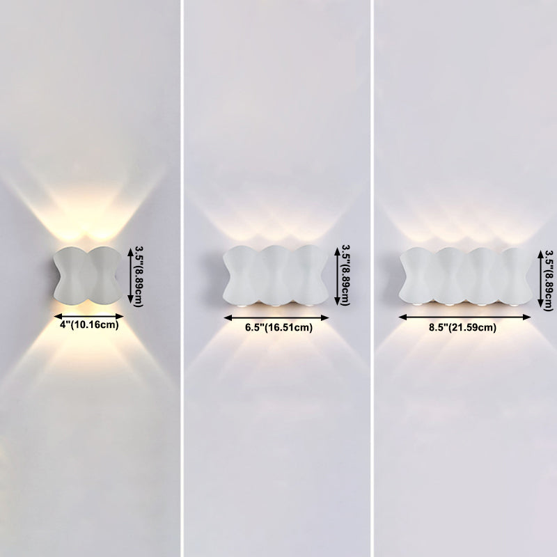 Moderne muur gemonteerd licht aluminium buitenwaterbestendige wandlampen voor tuin